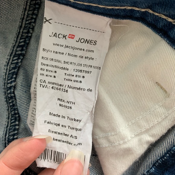 3 For $20 JACK & JONES Rick Original Premium Denim Shorts - Picture 6 of 6